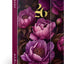 Magnetic weekly planner Purple Flowers 2026, 11 x 16 cm