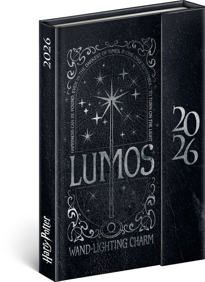 Magnetic weekly planner Harry Potter – Lumos 2026, 11 x 16 cm