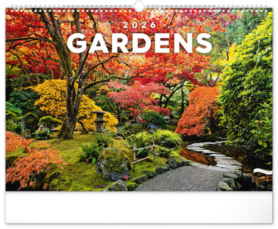 Wall calendar Gardens 2026, 48 x 33 cm