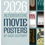 Wall calendar Alternative Movie Posters 2026, 33 x 46 cm