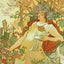Grid calendar Alphonse Mucha 2026, 30 x 30 cm