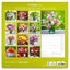 Grid calendar Flowers 2026, 30 x 30 cm