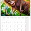 Grid calendar Animal Cuties 2026, 30 x 30 cm