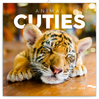 Grid calendar Animal Cuties 2026, 30 x 30 cm