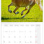 Grid calendar Horses – Christiane Slawik 2026, 30 x 30 cm