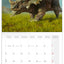 Grid calendar Dinosaurs 2026, 30 x 30 cm