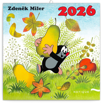 Grid calendar The Little Mole 2026, 30 x 30 cm