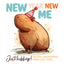 Grid calendar Cheeky Capybaras 2026, 30 x 30 cm