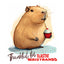 Grid calendar Cheeky Capybaras 2026, 30 x 30 cm