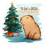 Grid calendar Cheeky Capybaras 2026, 30 x 30 cm