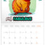 Grid calendar Cheeky Capybaras 2026, 30 x 30 cm