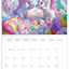 Grid calendar Happy Unicorns 2026, 30 x 30 cm