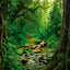 Grid calendar Amazing Rainforest 2026, 30 x 30 cm