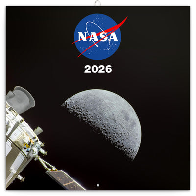 Grid calendar NASA 2026, 30 x 30 cm