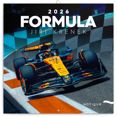 Grid calendar Formula 2026, 30 x 30 cm