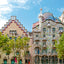 Grid calendar Barcelona 2026, 30 x 30 cm
