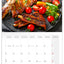 Grid calendar Gourmet 2026, 30 x 30 cm