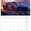 Grid calendar Fast Cars 2026, 30 x 30 cm
