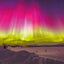 Grid calendar Aurora Borealis 2026, 30 x 30 cm