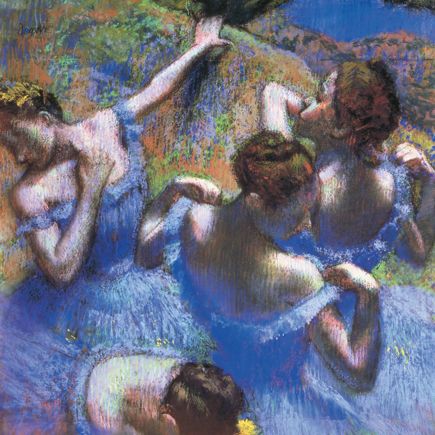 Grid calendar Edgar Degas 2026, 30 x 30 cm