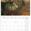 Grid calendar Edgar Degas 2026, 30 x 30 cm